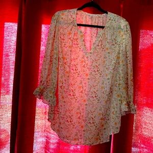 Violet +Claire sheer blouse